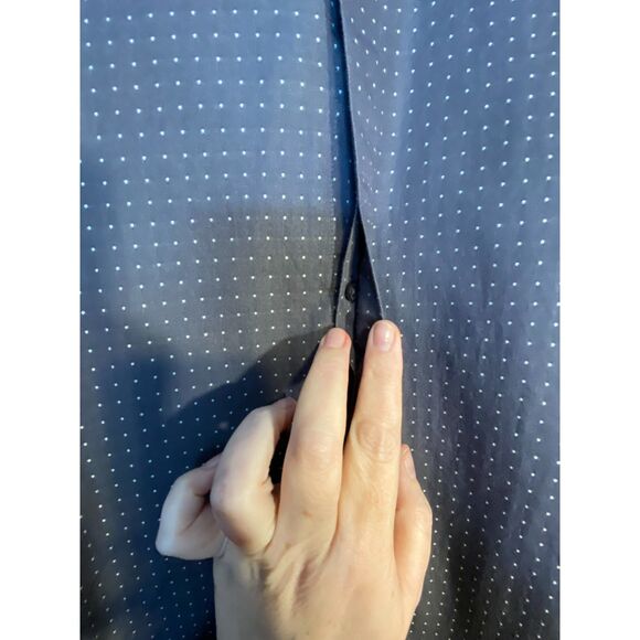 Armani Exchange Men's Regular Fit Long Sleeve Button Up Shirt Size M Dark Gray - Picture 7 of 11